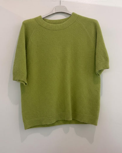 Pull manches courtes en maille douce