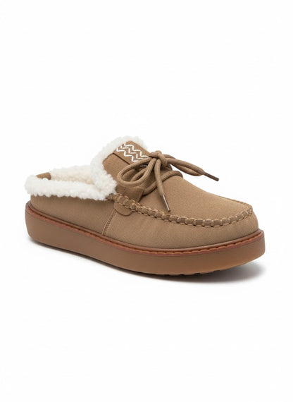 Mule cocoon doublure fourrée & semelle épaisse