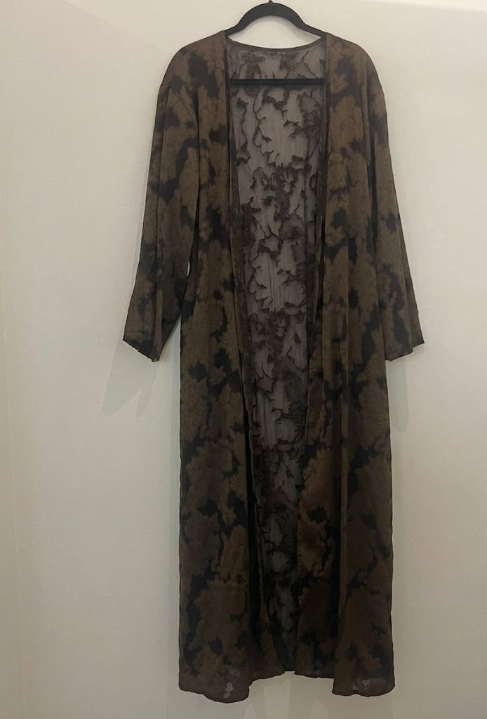 Kimono long en dentelle élégante